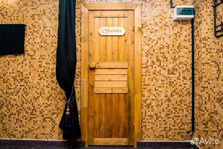 Сауна с бассейном