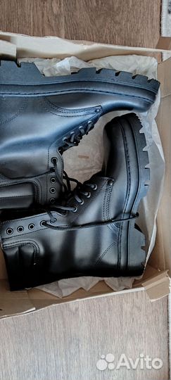 Берцы кожаные