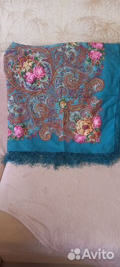 Павловопосадский платок шерсть