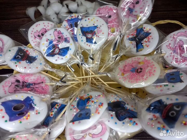 Леденцы без сахара (изомальт) / Леденцы с logo