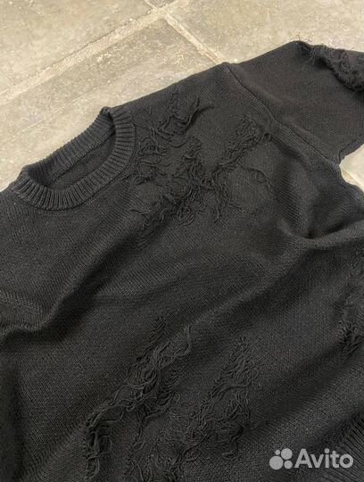 Рваный свитер Y2K type