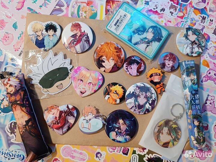 Мерч по Геншину, аниме, к-поп, играм