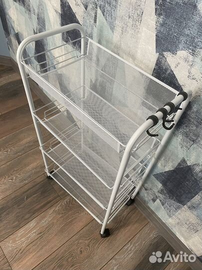 Стеллаж тележка косметологическая парикмахерская