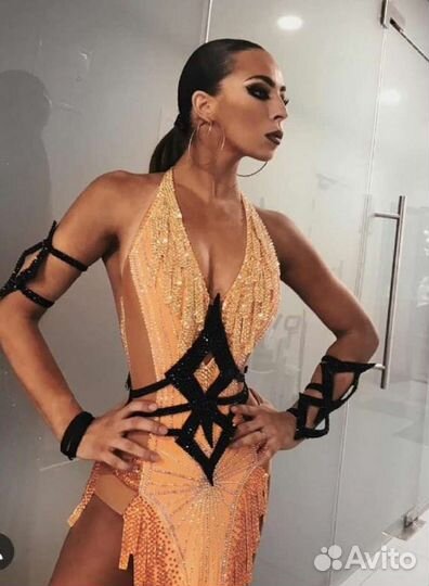 Платье для бальных танцев, латина