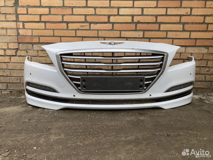 Передний бампер genesis g80 дорест а1