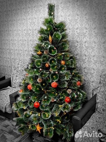 Елка искусственная сосна 210см новая
