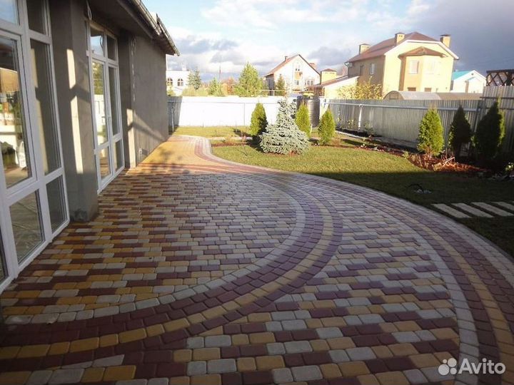 Тротуарная плитка паутина 350x350x50