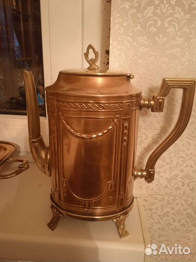 Медный кофейник