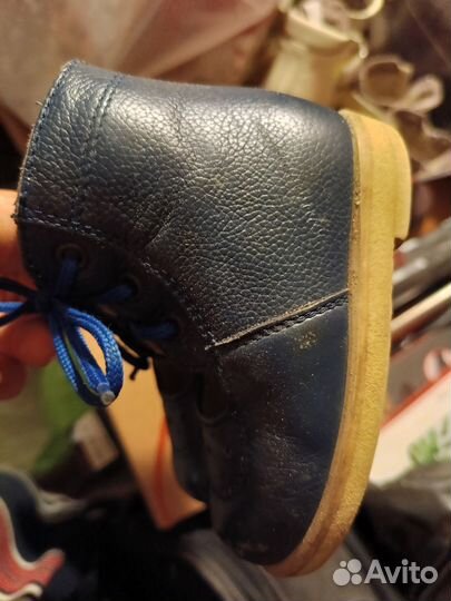 Ботинки летние детские ортопедические синие