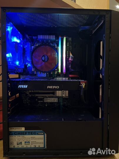 Пк ryzen 5 3600 и gtx 1070