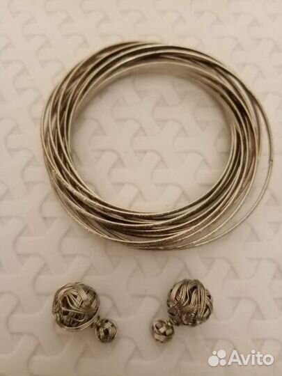 Браслет и серьги