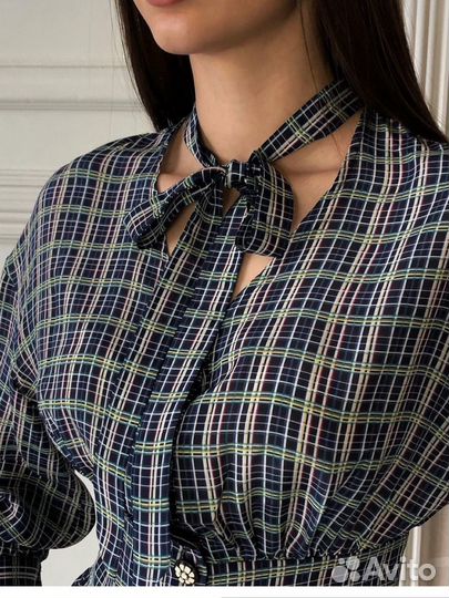 Блуза женская Chanel шелковая, S