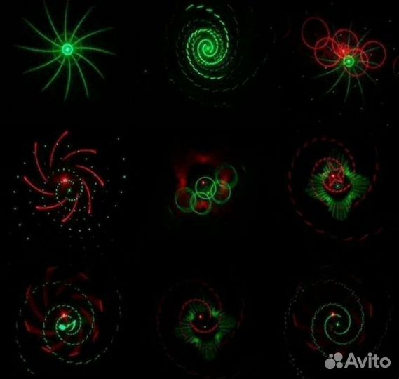 Лазерный проектор новогодний уличный