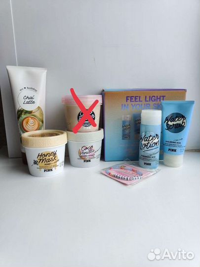 Victoria's secret pink лосьоны, маски, масло