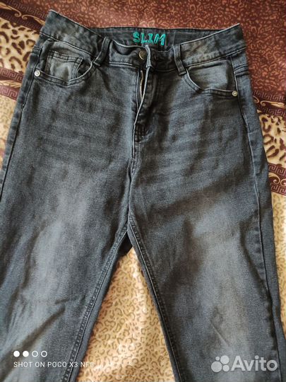 Джинсы на мальчика 158