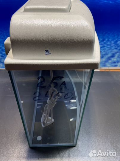 Аквариум25 литров с пластиковой крышкой