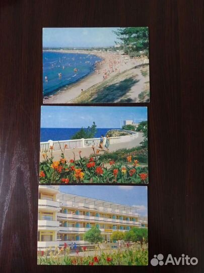 Открытки советские, города