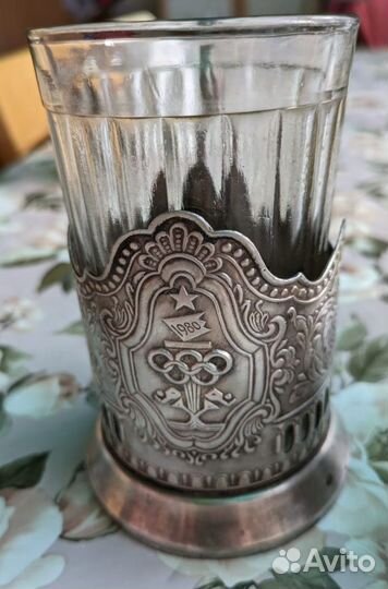 Подстаканники Кольчугино Кремль Олимпиада 80