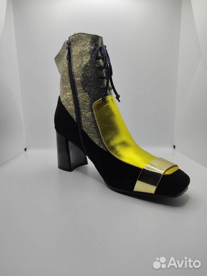 Ботильоны натуральная кожа 37,38,39
