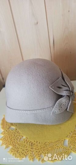 Шляпа фетровая женская