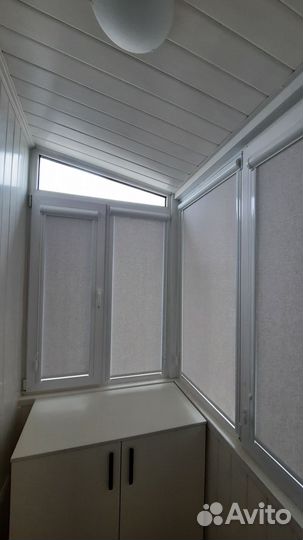 Рулонные шторы блэкаут омега blackout белый