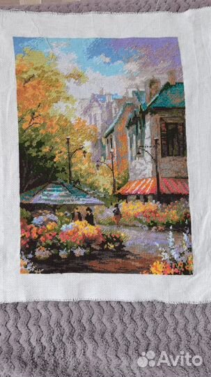 Вышивка крестом готовая работа