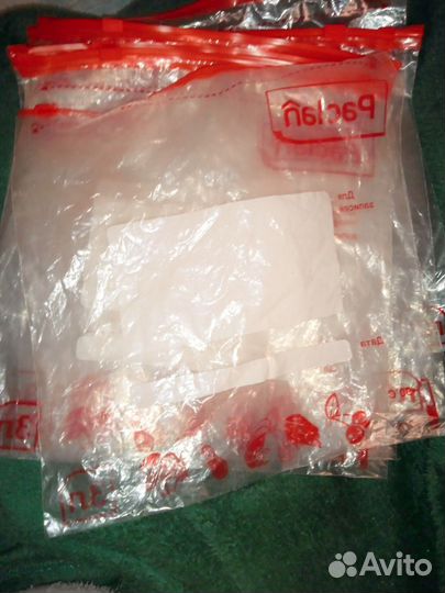 Зип-пакеты для заморозки