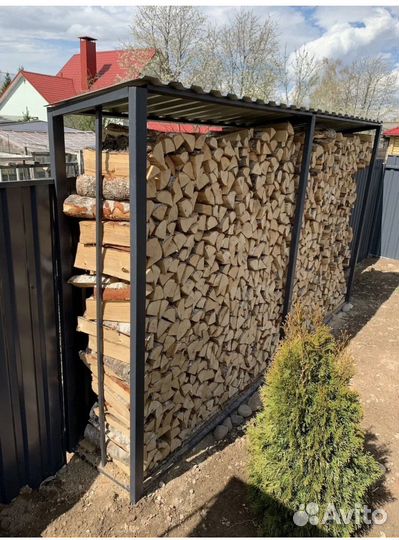 Металическая дровница