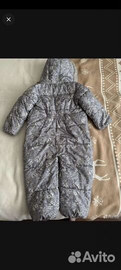 Зимний комбинезон для девочки 98