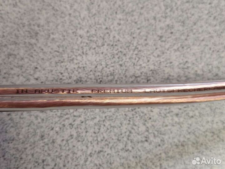 Акустический кабель премиум,2 на 4 мм