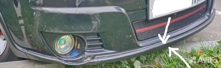 Губа на передний бампер suzuki sx4 дорест. яп