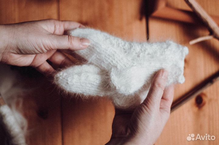 Пуховая пряжа Ангорского кролика