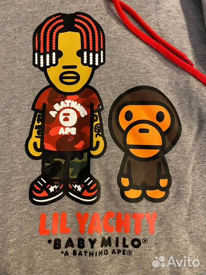 Худи Bape x Lil Yachti