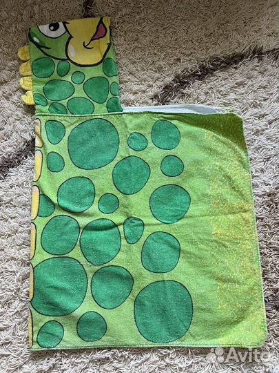 Детское пляжное полотенце махровое