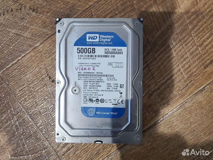 Жесткий диск 500gb wd5000aakx