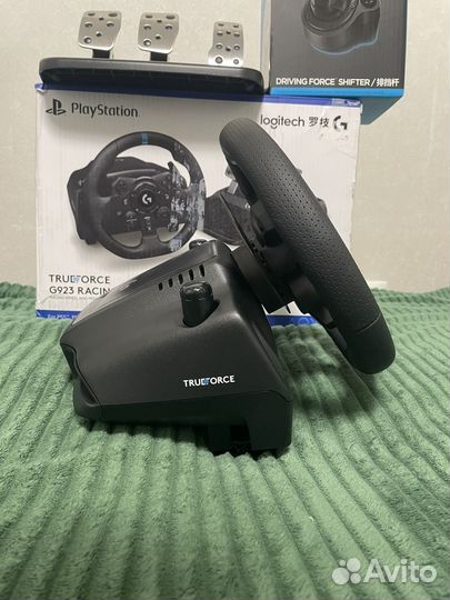 Игровой руль Logitech g923 + shifter новый