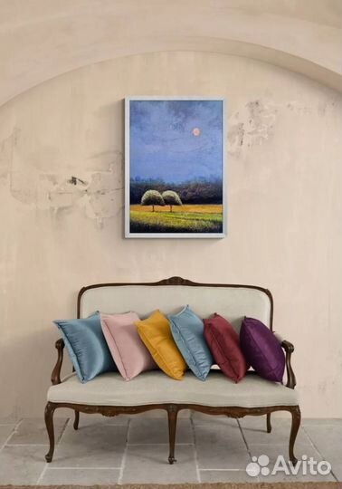 Картина два дерева маслом