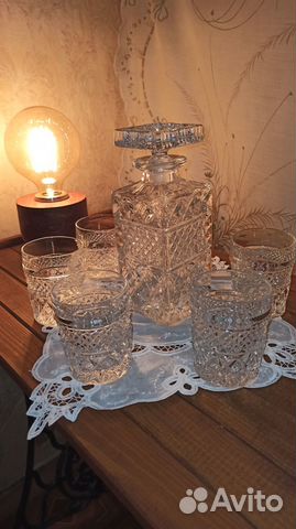 Bohemia чешский хрусталь СССР. Набор для виски