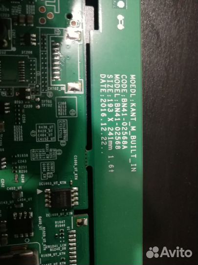 Main плата BN41-02568A от тв Samsung UE40MU6100