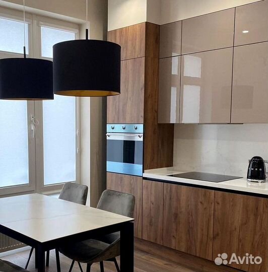 Хай тек кухонный гарнитур на заказ