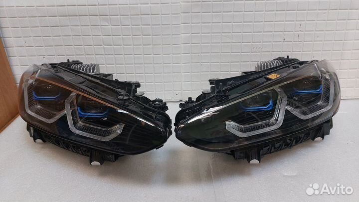 BMW фары G22 G23 Laser хром в сборе