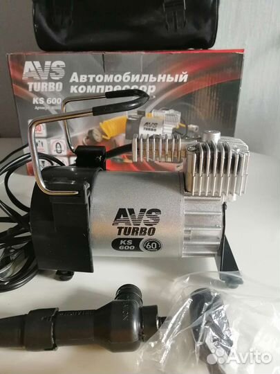 Компрессор автомобильный AVS Turbo KS600 80503