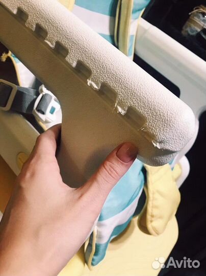 Стул детский для кормления happy baby oliver