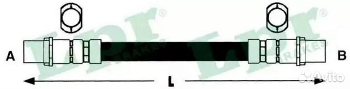 LPR 6T46268 Шланг тормозной