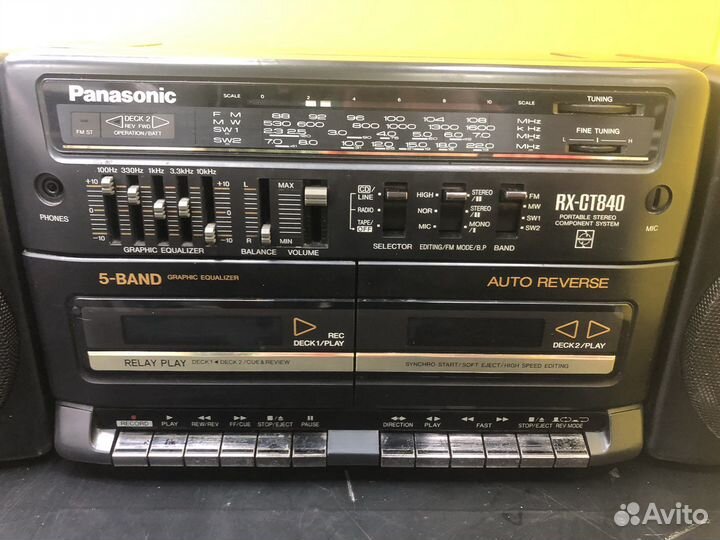 Z.7210 Магнитофон Panasonic RX-CT840