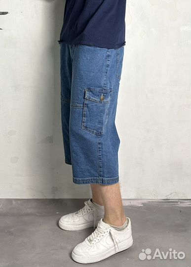 Джинсовые Карго-Шорты XL