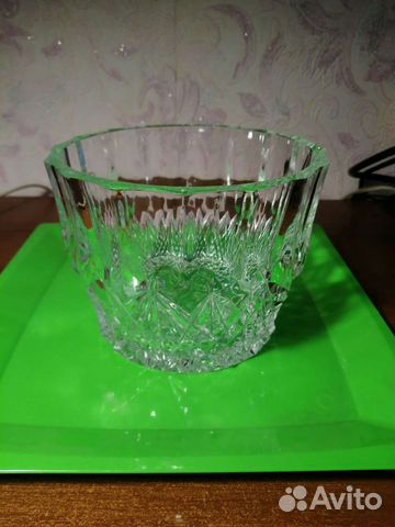 Ваза конфетница хрустальная