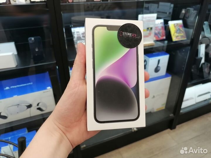 Смартфон Apple iPhone 14 128Gb Midnight (1 sim +