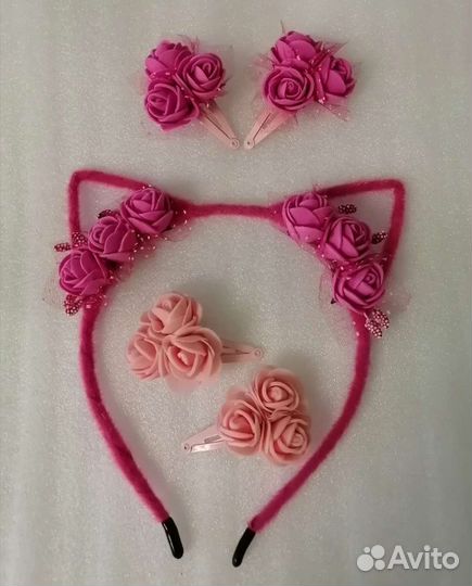 Ободок из фоамирана, ручная работа