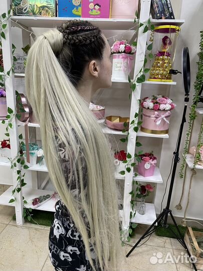 Афрорезинки, хвост на резинке, афрохвост